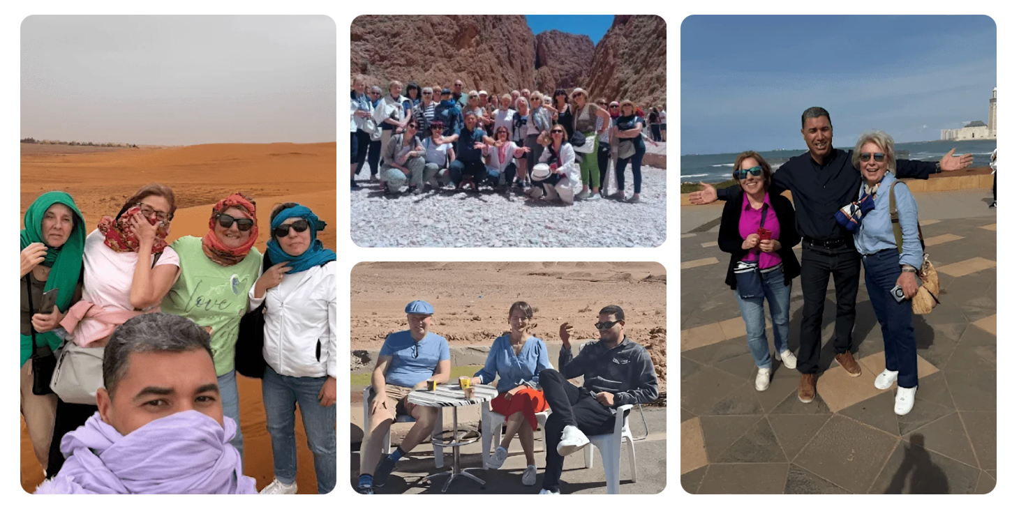 Clienti in viaggio in Marocco